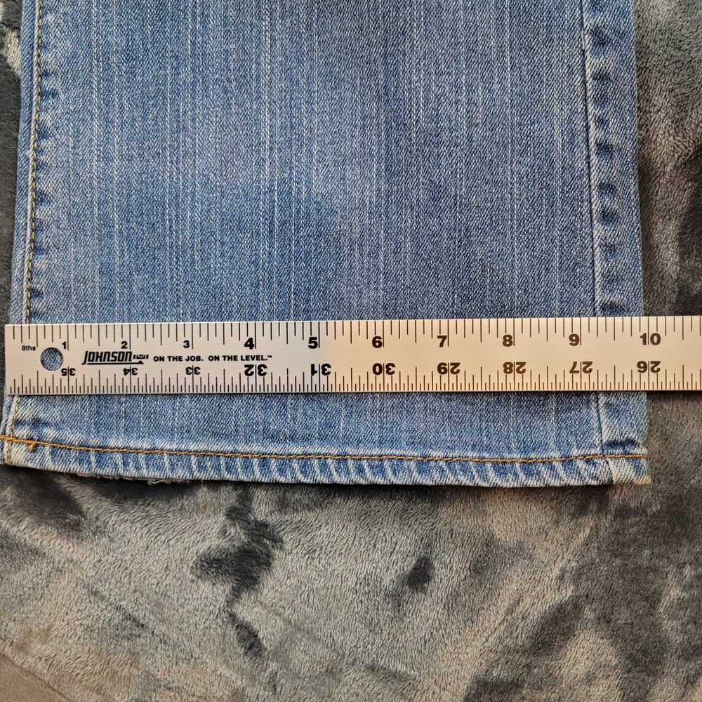 Lucky Brand Sweet N Low Jeans Womens 31 Light Wash Distressed Bootcut ZILQ061 - Picture 8 of 9